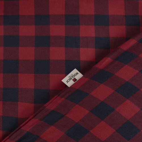 100% Cotton Flannel Checkered Plaid Bedding Set, King/Cal