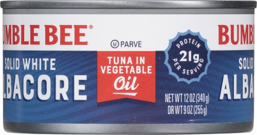 Bumble Bee® Solid White Albacore Tuna in Vegetable Oil Perspective: left