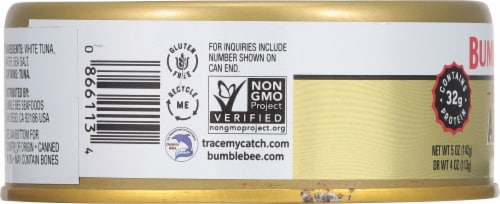 Bumble Bee Prime™ Solid White Albacore Tuna in Water Perspective: left