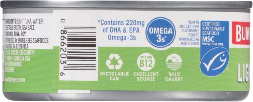 Bumble Bee® Chunk Light Tuna in Water Perspective: left