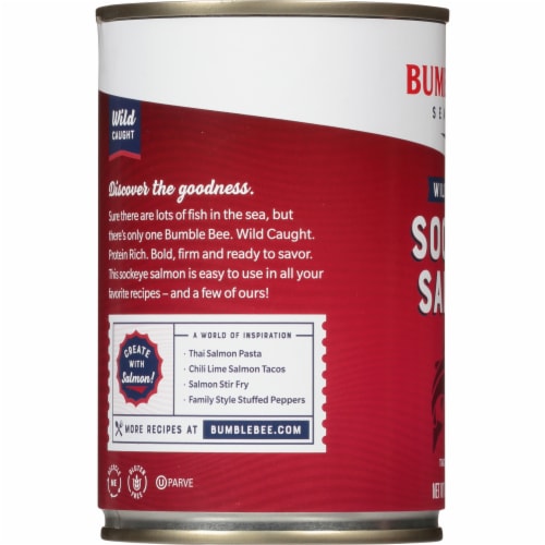 Bumble Bee® Wild Caught Red Salmon Perspective: left