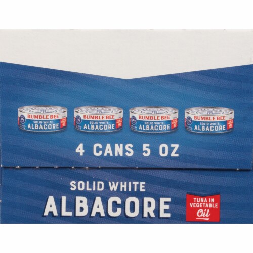 Bumble Bee® Solid White Albacore Tuna 4 Pack Perspective: left