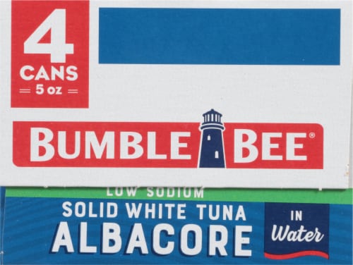 Bumble Bee® Low Sodium Solid White Albacore Tuna in Water Perspective: left