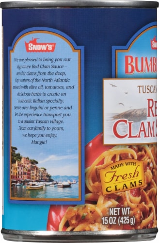 Bumble Bee® Tuscan Style Red Clam Sauce Perspective: left