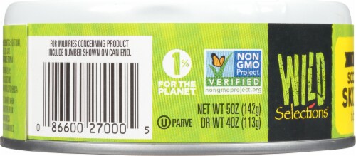 Wild Selections® Tropical Solid Light Skipjack Tuna in Water Perspective: left
