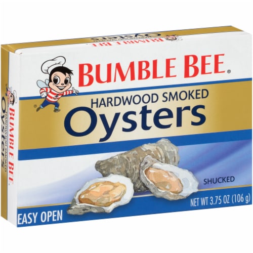 Bumble Bee® Shucked Hardwood Smoked Oysters Perspective: left