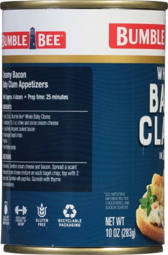 Bumble Bee® Whole Baby Clams in Water Perspective: left