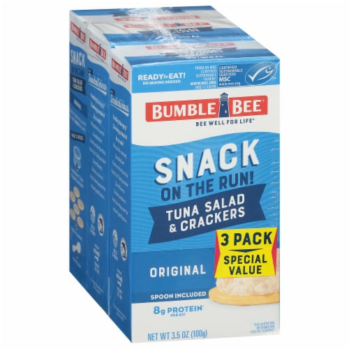 Bumble Bee® Snack On The Run Tuna Salad Kit Perspective: left