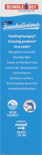 Bumble Bee® Snack on the Run Fat-Free Tuna Salad with Wheat Crackers Kit Perspective: left