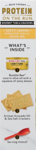 Bumble Bee™ Protein On The Run™ Olive Oil & Zesty Lemon Tuna Snack Kit Perspective: left