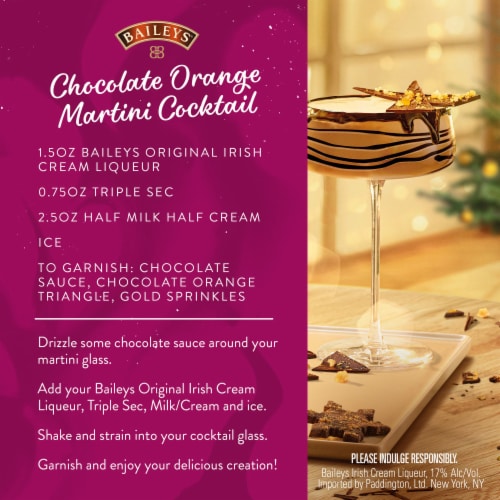 Baileys Original Irish Cream Liqueur Perspective: left