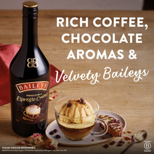 Baileys Liqueur Espresso Creme Perspective: left