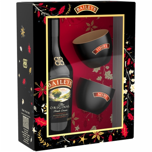 Baileys Original Irish Cream Liqueur Gift Pack Perspective: left