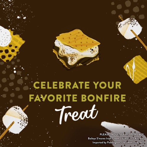 Baileys S'mores Irish Cream Liqueur Perspective: left