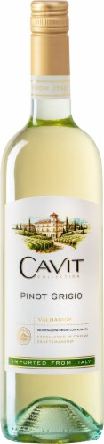 Cavit Pinot Grigio White Wine Perspective: left