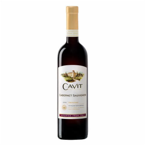 Cavit Cabernet Sauvignon Red Wine Perspective: left