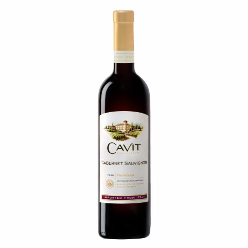 Cavit Cabernet Sauvignon Red Wine Perspective: left