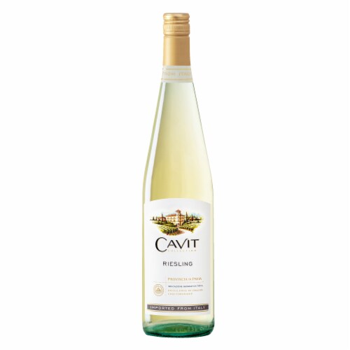 Cavit Riesling White Wine Perspective: left