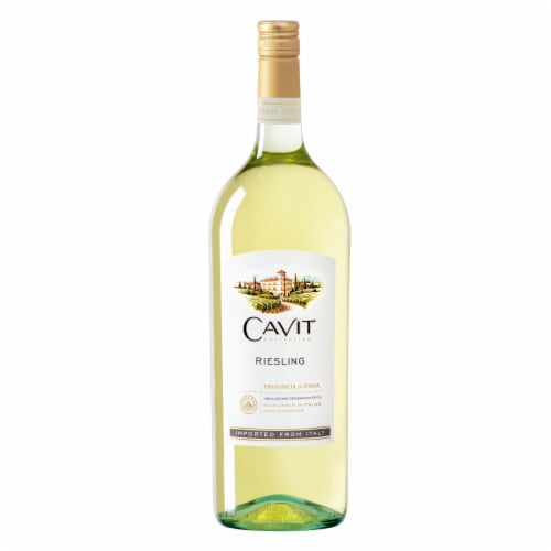 Cavit Riesling White Wine Perspective: left