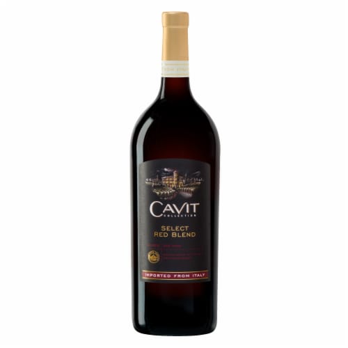 Cavit Select Red Blend New Label Red Wine Perspective: left
