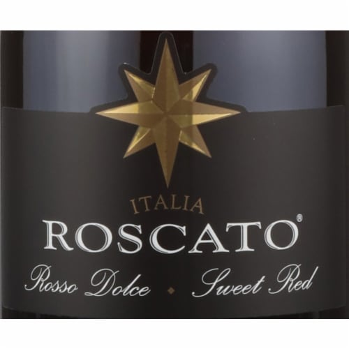 Roscato Rosso Dolce Red Blend Italian Wine Perspective: left