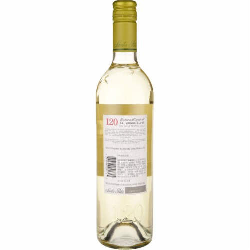 Santa Rita 120 Reserva Especial Sauvignon Blanc Chilean White Wine Perspective: left