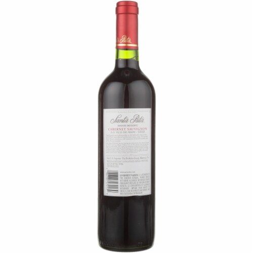 Santa Rita Reserva Cabernet Sauvignon Chile Red Wine Perspective: left