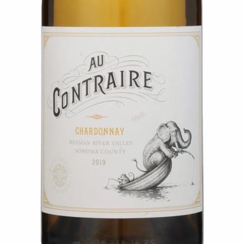 Au Contraire Chardonnay California White Wine Perspective: left