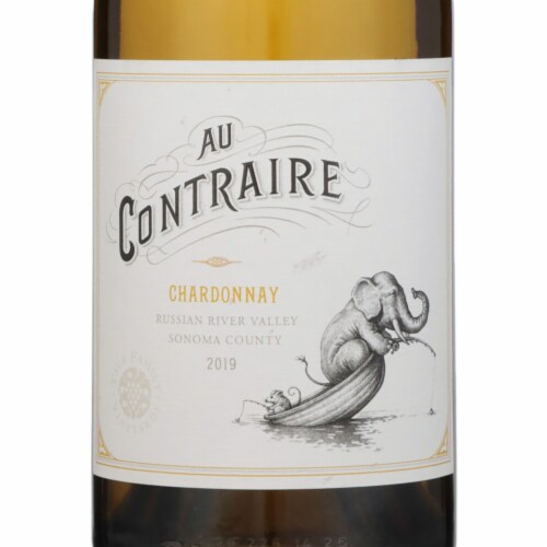 Au Contraire Chardonnay California White Wine Perspective: left