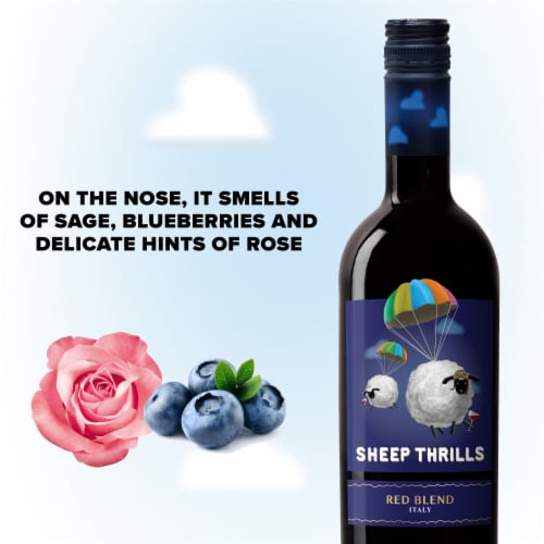 Sheep Thrills Red Blend Italy Red Wine Perspective: left