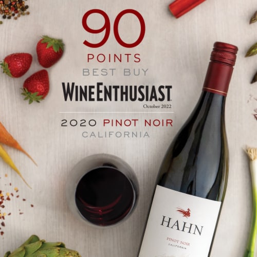 Hahn Pinot Noir California Red Wine Perspective: left