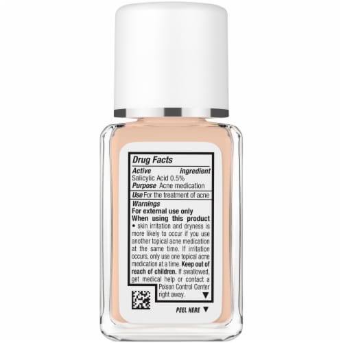 Neutrogena SkinClearing Natural Tan Liquid Makeup Perspective: left