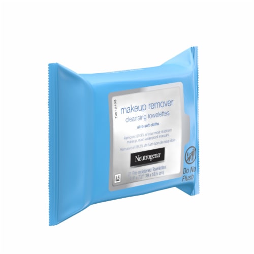 Neutrogena Makeup Remover Cleansing Face Wipes Removes Oil, Dirt & Makeup, Fragrance Free Towelettes Perspective: left