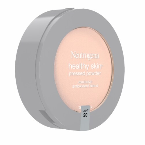 Neutrogena Healthy Skin Pressed Makeup Powder Compact with Antioxidants & Pro Vitamin B5 20 Light Perspective: left