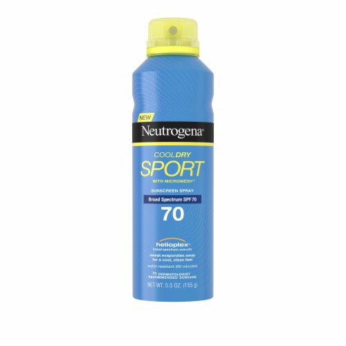 NEUTROGENA® CoolDry Sport Sunscreen Spray SPF 70 Perspective: left