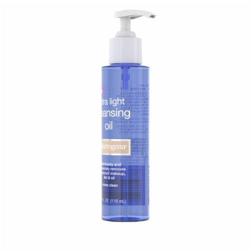 Neutrogena Ultra Light Facial Cleansing Oil & Makeup Remover Non-Comedogenic Perspective: left