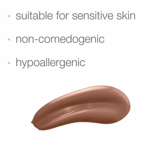 Neutrogena Healthy Skin Serum Foundation for Sensitive Skin with Pro-Vitamin B5 02 Deep Perspective: left