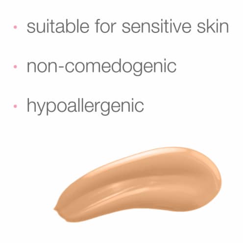 Neutrogena Healthy Skin Sensitive Skin Serum Foundation with Pro-Vitamin B5 01 Medium Perspective: left