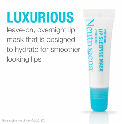 Neutrogena Hydro Boost Hydrating Lip Sleeping Mask with Hyaluronic Acid Fragrance Free Perspective: left