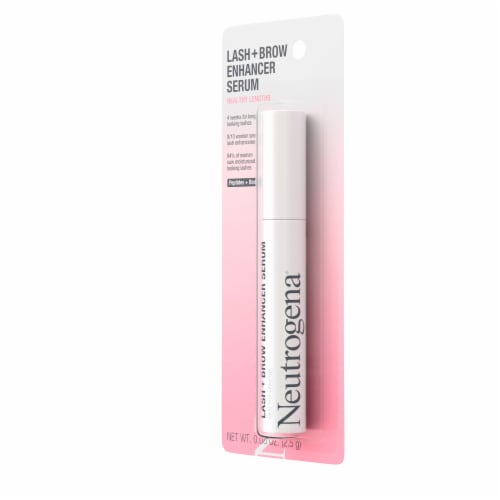 Neutrogena Healthy Lash + Brow Enhancer Serum Formulated with Biotin & Peptides Perspective: left