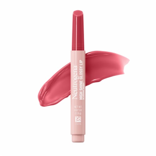 Neutrogena High Shine Glossy Lip With Vitamin E, Blushing Berry Perspective: left