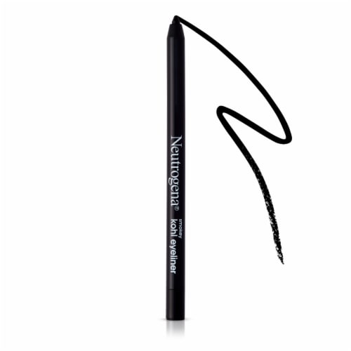 Neutrogena Smokey Kohl Eyeliner with Antioxidant Vitamin E, Water-Resistant Jet Black Perspective: left