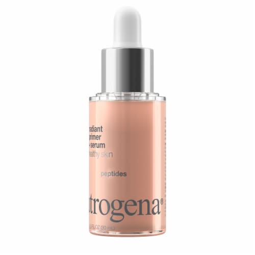 Neutrogena Healthy Skin Radiant Booster Primer & Serum with Peptides & Pearl Pigments Perspective: left