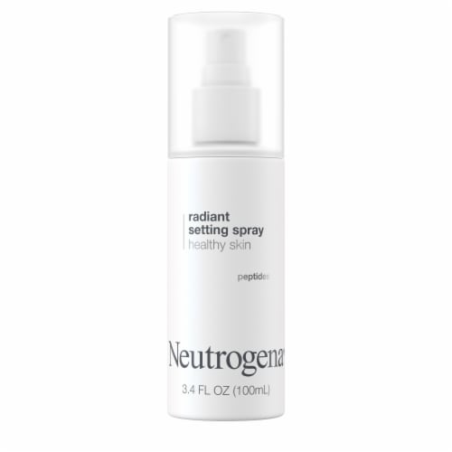 Neutrogena Healthy Skin Radiant Makeup Setting Spray for Healthy Looking Glowing Skin Perspective: left