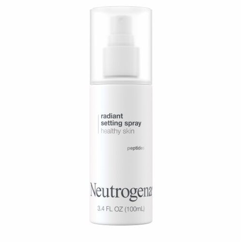 Neutrogena Healthy Skin Radiant Makeup Setting Spray for Healthy Looking Glowing Skin Perspective: left