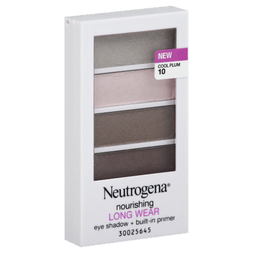 Neutrogena Nourishing Long Wear 10 Cool Plum Eye Shadow + Built-In Primer Perspective: left