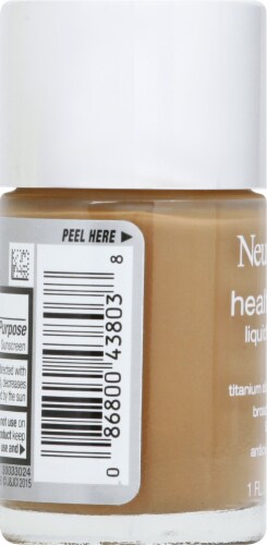 Neutrogena Healthy Skin Cocoa 115 Liquid Foundation Perspective: left