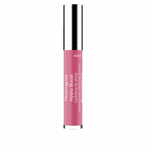 Neutrogena Hydro Boost Moisturizing Lip Gloss with Hyaluronic Acid to Soften Lips 50 Radiant Rose Perspective: left