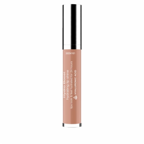 Neutrogena Hydro Boost Moisturizing Lip Gloss with Hyaluronic Acid to Soften Lips 15 True Nude Perspective: left
