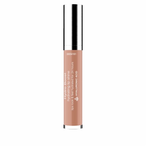 Neutrogena Hydro Boost Moisturizing Lip Gloss with Hyaluronic Acid to Soften Lips 15 True Nude Perspective: left